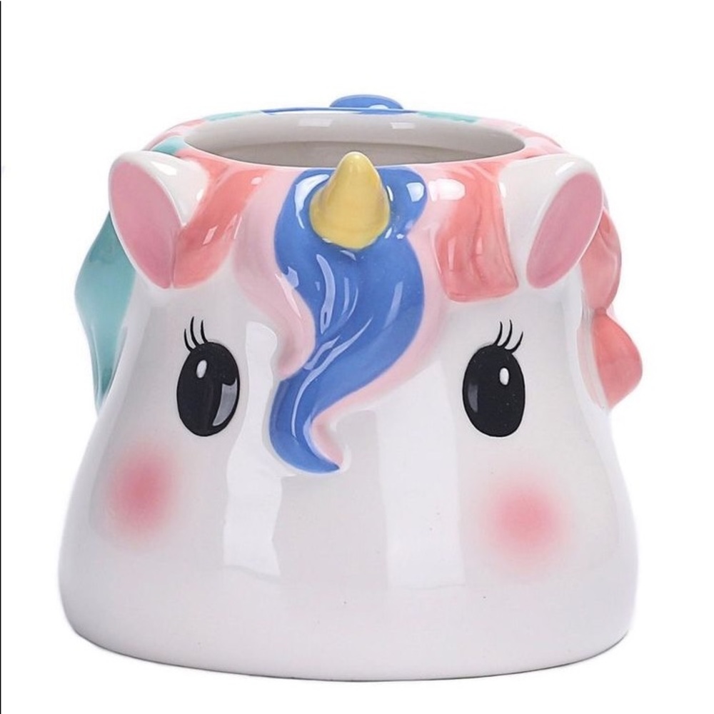UNICORN MUG RAINBOW DRINKWARE PASTEL CUTE
